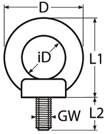Seilflechter Seilflechter - Oogbout - RVS A4 Seilflechter Seilflechter - Oogbout - RVS A4