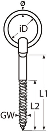 Seilflechter Seilflechter - Oogbout Met Ring - RVS A4 Seilflechter Seilflechter - Oogbout Met Ring - RVS A4