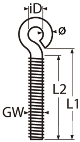 Seilflechter Seilflechter - Schroefoog - RVS A4 Seilflechter Seilflechter - Schroefoog - RVS A4
