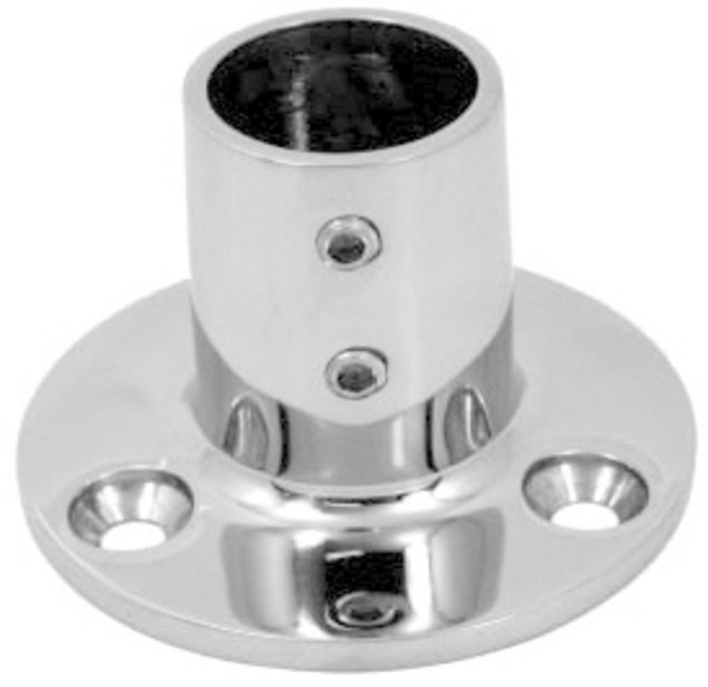 Seilflechter Seilflechter -  Railingvoet - 90 graden - Rond - 22mm - RVS