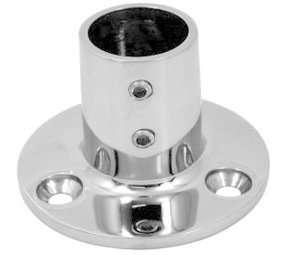 Seilflechter Seilflechter -  Railingvoet - 90 graden - Rond - 22mm - RVS Seilflechter Seilflechter -  Railingvoet - 90 graden - Rond - 22mm - RVS