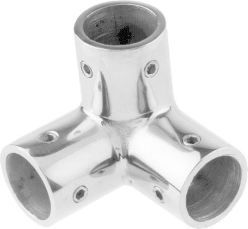 Seilflechter Seilflechter -  Railing Hoekverbinder - 22mm - RVS Seilflechter Seilflechter -  Railing Hoekverbinder - 22mm - RVS