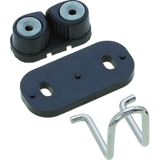 Seilflechter Seilflechter - Carbon Schootklem met RVS geleider - 6-13mm - Zwart Seilflechter Seilflechter - Carbon Schootklem met RVS geleider - 6-13mm - Zwart