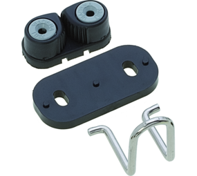 Seilflechter Seilflechter - Carbon Schootklem met RVS geleider - 6-13mm - Zwart Seilflechter Seilflechter - Carbon Schootklem met RVS geleider - 6-13mm - Zwart