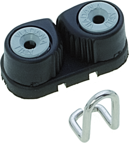 Seilflechter Seilflechter - Carbon Schootklem met RVS geleider - 3-8mm - Zwart Seilflechter Seilflechter - Carbon Schootklem met RVS geleider - 3-8mm - Zwart