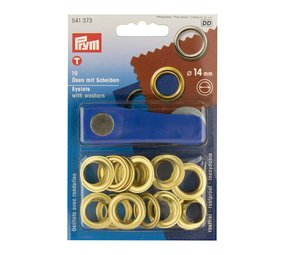 Prym Prym - Messing Zeilringen - 14mm - 10 stuks