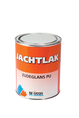 De IJssel Coatings De IJssel Coatings - Jachtlak PU Blank - Zijdeglans - 1000ml