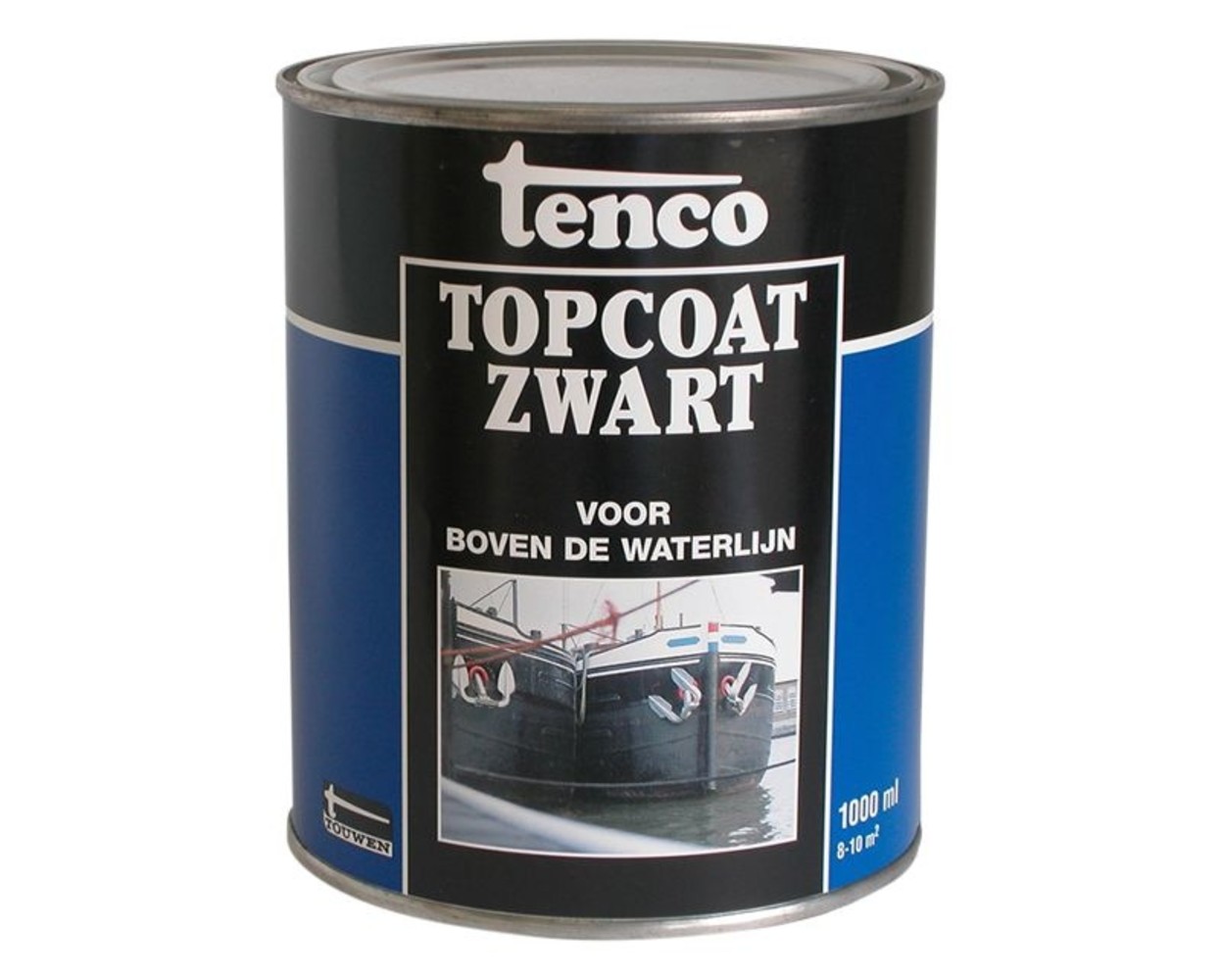 Tenco Tenco - Topcoat - Zwart - 1 Liter