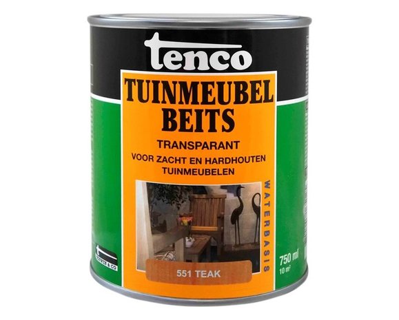 Tenco Tenco - Tuinmeubel Beits - Transparant - 750ml Tenco Tenco - Tuinmeubel Beits - Transparant - 750ml