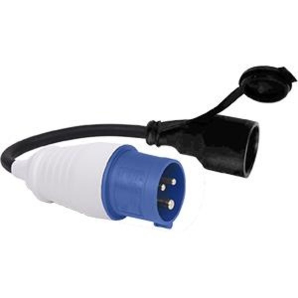 Belson Belson Cee Verloopsnoer 20cm contra naar CEE stekker Belson Belson Cee Verloopsnoer 20cm contra naar CEE stekker