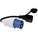 Belson Belson Cee Verloopsnoer 20cm contra naar CEE stekker Belson Belson Cee Verloopsnoer 20cm contra naar CEE stekker