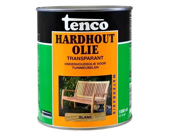 Tenco Tenco - Hardhout Olie - Transparant - Blank - 1 Liter Tenco Tenco - Hardhout Olie - Transparant - Blank - 1 Liter