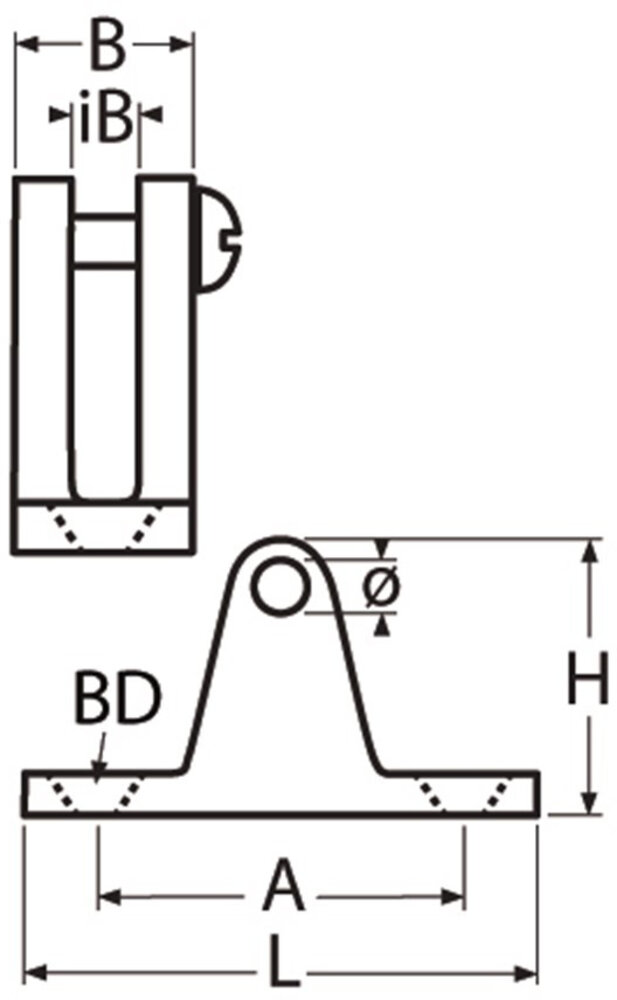 Seilflechter Seilflechter -  Buiskapbeslag Dekplaat 90° Met Schroef - RVS A4 Seilflechter Seilflechter -  Buiskapbeslag Dekplaat 90° Met Schroef - RVS A4