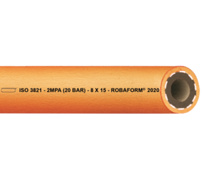 Baggerman Robaform - Propaanslang - Gasslang - 8x15mm - Oranje Baggerman Robaform - Propaanslang - Gasslang - 8x15mm - Oranje