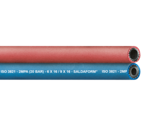 Baggerman Twin-Hose - Snijbranderslang - Tweelingslang - 6x9mm - Rood/Blauw Baggerman Twin-Hose - Snijbranderslang - Tweelingslang - 6x9mm - Rood/Blauw