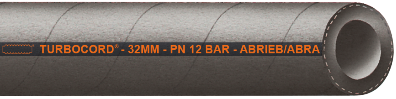 Baggerman Turbocord - Straalgritslang - 19x33mm - Zwart