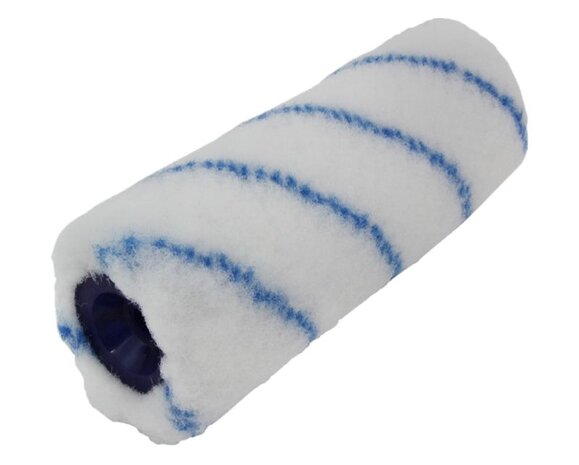 Veba VEBA - Verfroller Nylon - 18cm 14mm - Dubbeldik Blauwstreep Veba VEBA - Verfroller Nylon - 18cm 14mm - Dubbeldik Blauwstreep