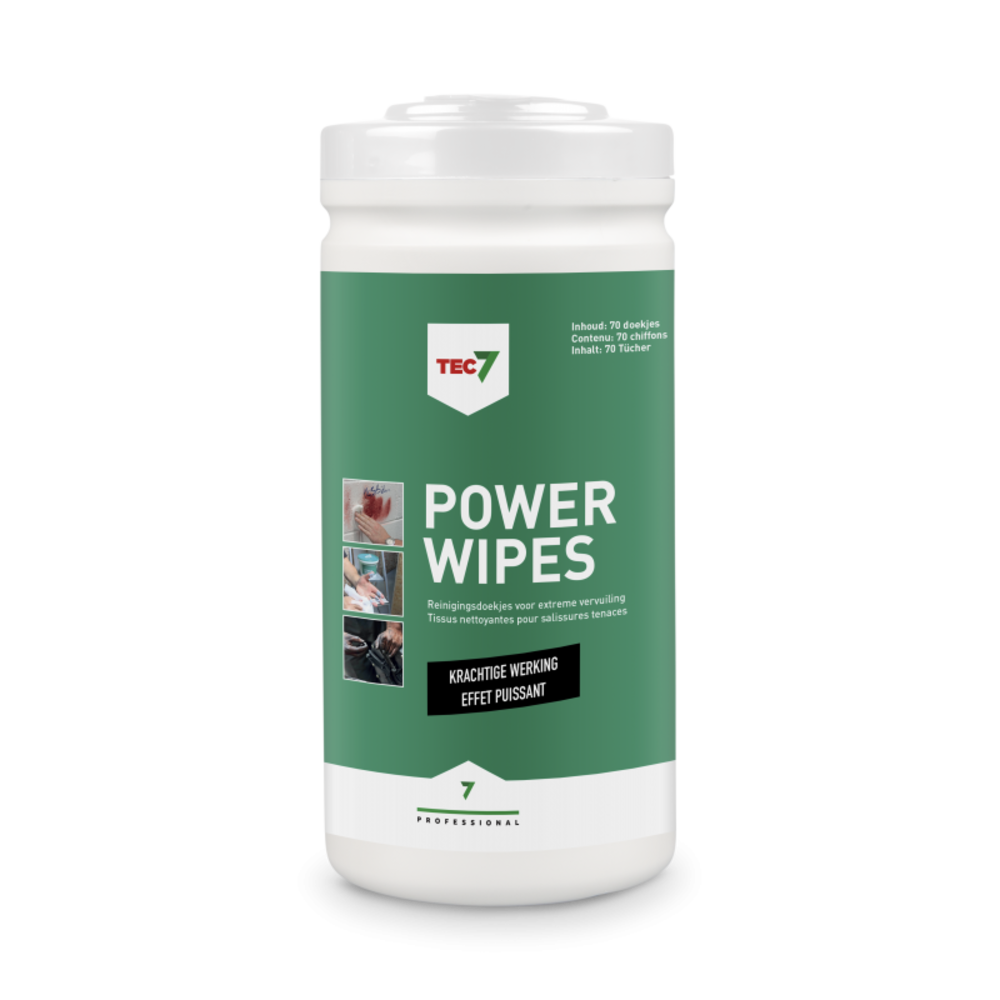 Tec7 Tec7 - Powerwipes - Reinigingsdoekjes Tec7 Tec7 - Powerwipes - Reinigingsdoekjes