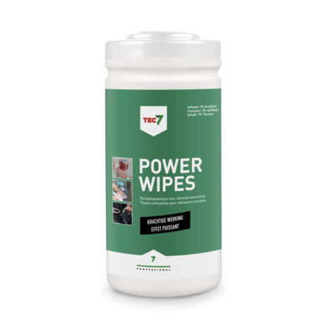 Tec7 Tec7 - Powerwipes - Reinigingsdoekjes Tec7 Tec7 - Powerwipes - Reinigingsdoekjes