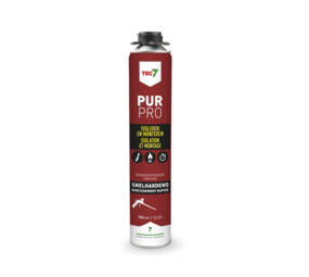 Tec7 Tec7 - PUR Pro - Isolatie & Montageschuim - Aerosol 750ml Tec7 Tec7 - PUR Pro - Isolatie & Montageschuim - Aerosol 750ml