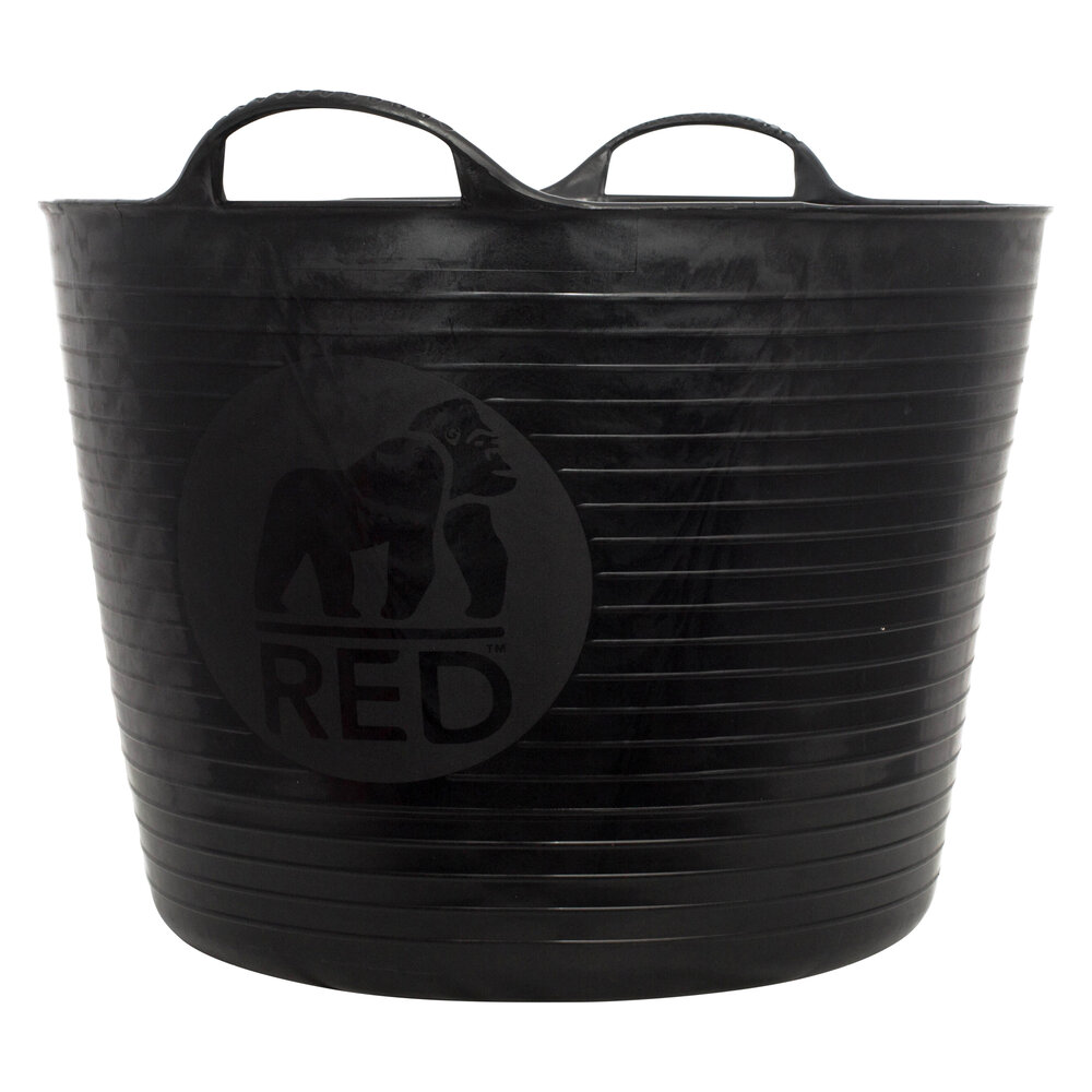 Red Gorilla® Tubtrug - Flexibele kuip - Zwart