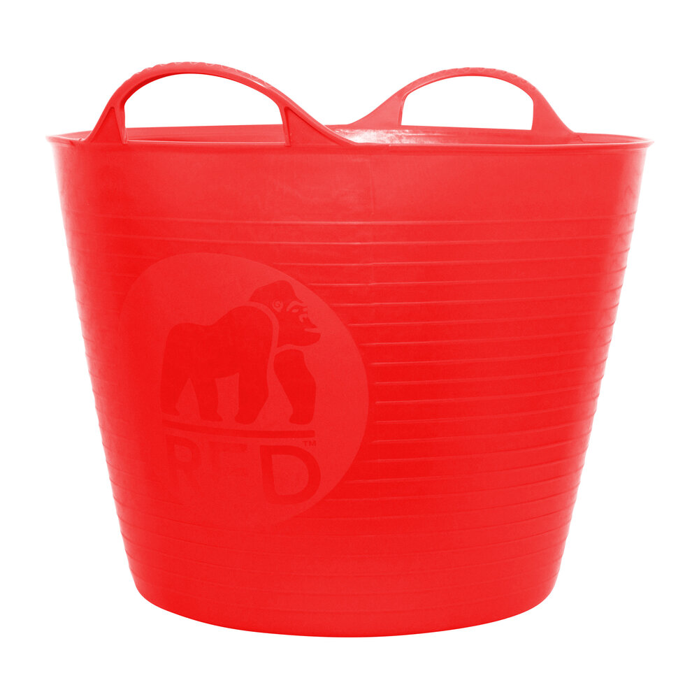 Red Gorilla® Tubtrug - Flexibele kuip - 26L Medium Red Gorilla® Tubtrug - Flexibele kuip - 26L Medium