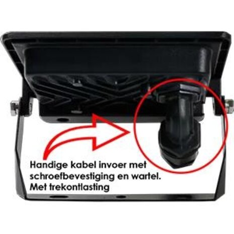 V-tac V-TAC - LED Bouwlamp - 10W - 3000K - 735lm - IP65 - Zwart V-tac V-TAC - LED Bouwlamp - 10W - 3000K - 735lm - IP65 - Zwart