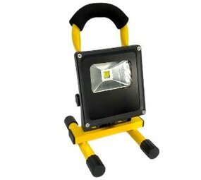 V-tac Höfftech - LED Accu Bouwlamp - 10W - 6400K - 600lm - IP65 - Geel V-tac Höfftech - LED Accu Bouwlamp - 10W - 6400K - 600lm - IP65 - Geel