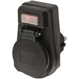 Brennenstuhl Brennenstuhl - Randaarde adapterstekker voor buiten - IP44 - 1508280001 Brennenstuhl Brennenstuhl - Randaarde adapterstekker voor buiten - IP44 - 1508280001