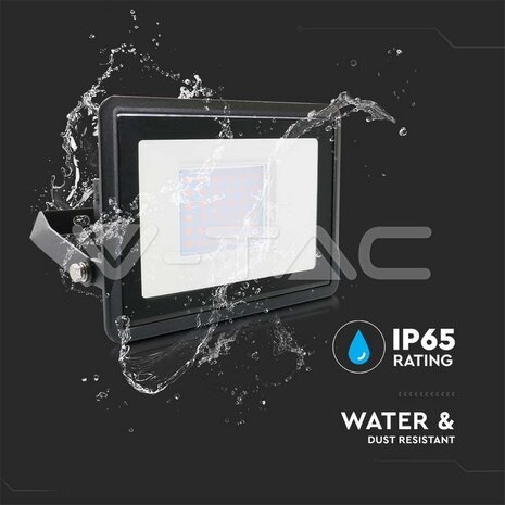 V-tac V-TAC - LED Bouwlamp - 30W - 3000K - 2340lm - IP65 - Zwart V-tac V-TAC - LED Bouwlamp - 30W - 3000K - 2340lm - IP65 - Zwart