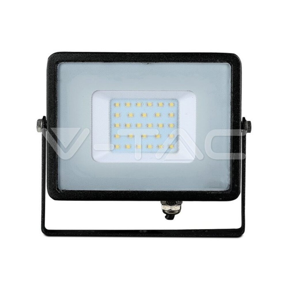 V-tac V-TAC - LED Bouwlamp - 30W - 6400K - 2400lm - IP65 - Zwart V-tac V-TAC - LED Bouwlamp - 30W - 6400K - 2400lm - IP65 - Zwart