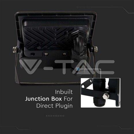 V-tac V-TAC - LED Bouwlamp - Bewegingssensor - 30W - 6500K - 2340lm - IP65 - Zwart V-tac V-TAC - LED Bouwlamp - Bewegingssensor - 30W - 6500K - 2340lm - IP65 - Zwart