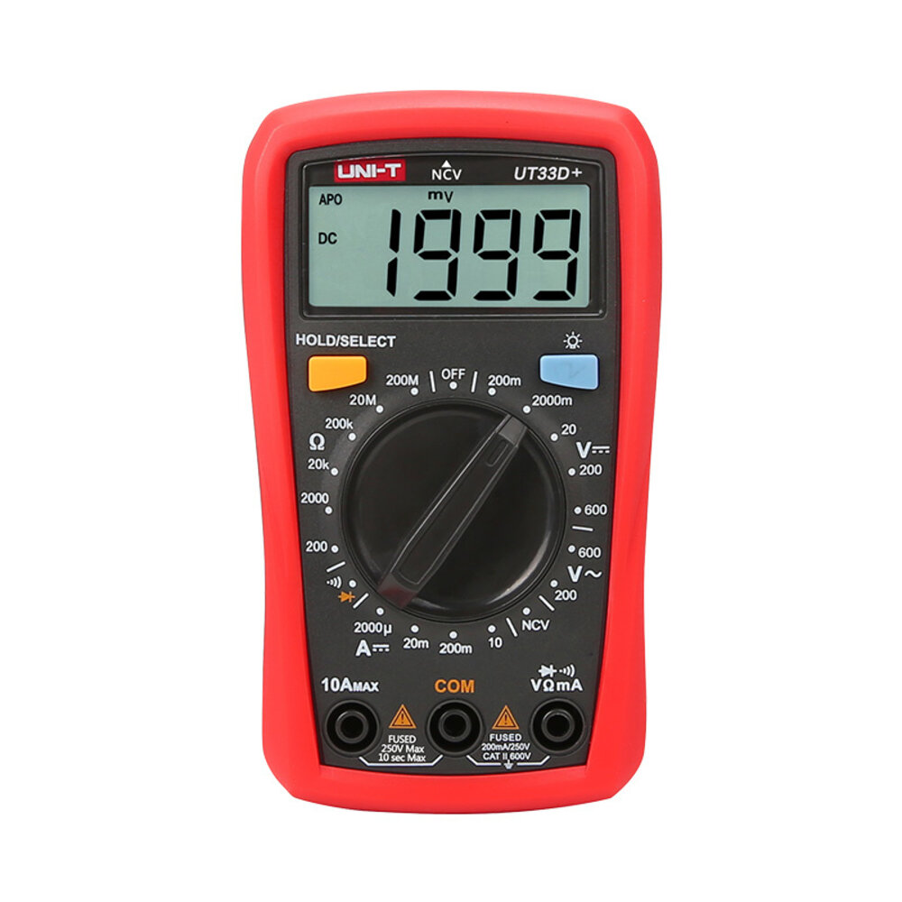 UNI-T UNI-T - Digitale Multimeter - UT33D+ UNI-T UNI-T - Digitale Multimeter - UT33D+