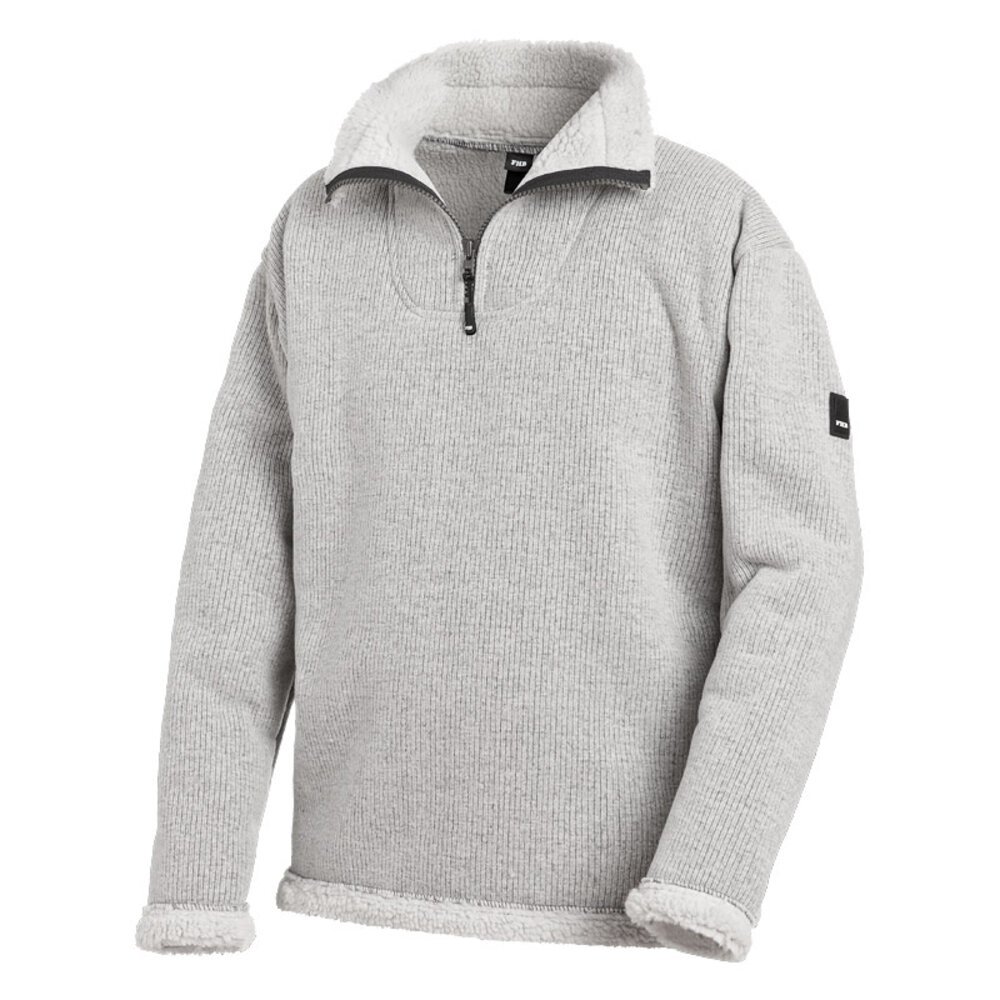 FHB FHB Robert 33344 Fleece Werktrui - Grijs - Maat: M FHB FHB Robert 33344 Fleece Werktrui - Grijs - Maat: M