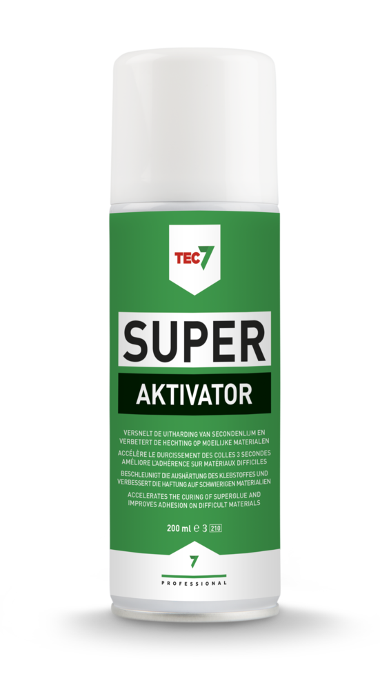 Tec7 Tec7 - Super Aktivator - Activeert Super Secondelijm - Aerosol 200ml