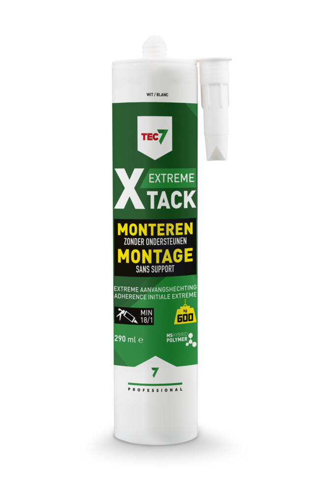 Tec7 Tec7 - X-Tack - Montagekit - Zwart - Koker 290ML Tec7 Tec7 - X-Tack - Montagekit - Zwart - Koker 290ML
