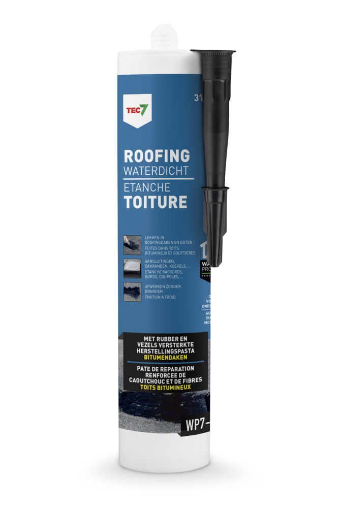 Tec7 Tec7 - WP7-301 - Roofing Waterdicht - Koker 310ml Tec7 Tec7 - WP7-301 - Roofing Waterdicht - Koker 310ml