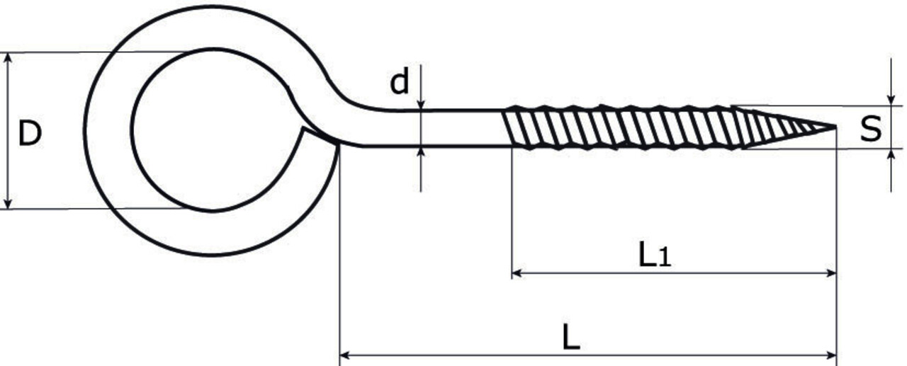 Dulimex Dulimex - Schroefogen - RVS A2 Dulimex Dulimex - Schroefogen - RVS A2