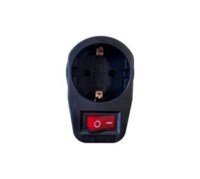 Benson Benson - Randaarde Stekkeradapter Met Schakelaar - Zwart