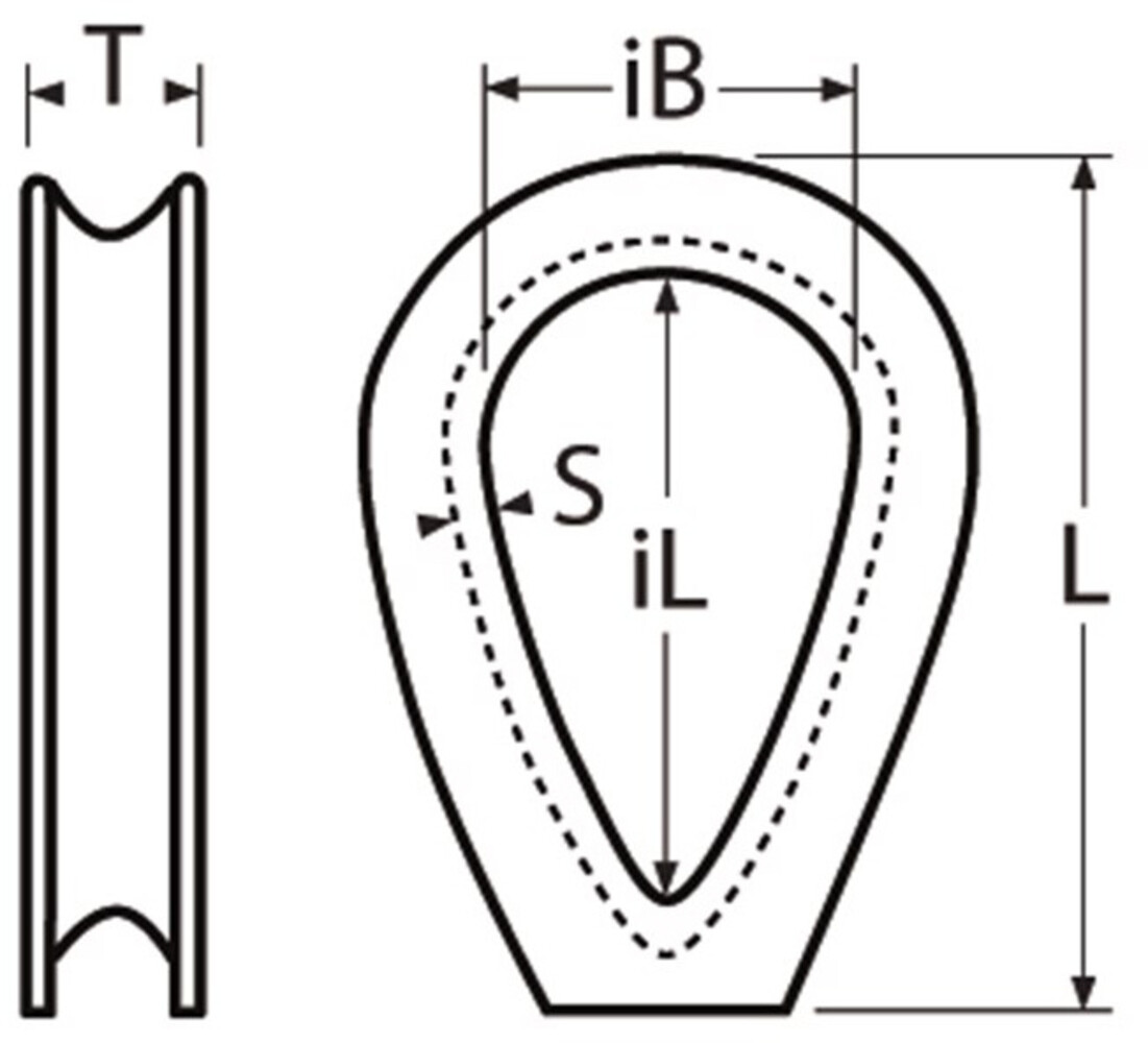 Seilflechter Seilflechter - Versterkte Puntkous - RVS A2/304