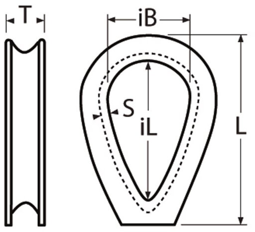 Seilflechter Seilflechter - Versterkte Puntkous - RVS A2/304