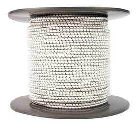 Trisco Trisco - Elastiek Koord - Wit/Zwart Trisco Trisco - Elastiek Koord - Wit/Zwart