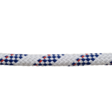 Seilflechter Seilflechter - Dyneema Val - Super 32 - 12mm - Wit/Blauw - Breeksterkte 6225kg Seilflechter Seilflechter - Dyneema Val - Super 32 - 12mm - Wit/Blauw - Breeksterkte 6225kg