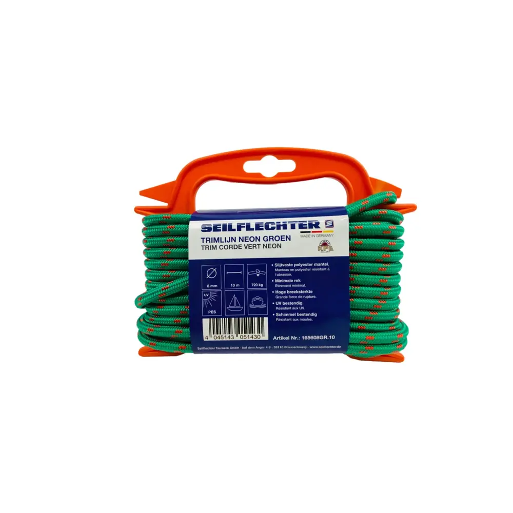 Seilflechter Seilflechter - Trimm-Lijn - Groen/Rood - 8mm Seilflechter Seilflechter - Trimm-Lijn - Groen/Rood - 8mm
