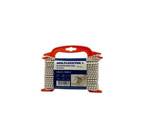 Seilflechter Seilflechter - Elastiek - Wit - 6mm - Op Haspel