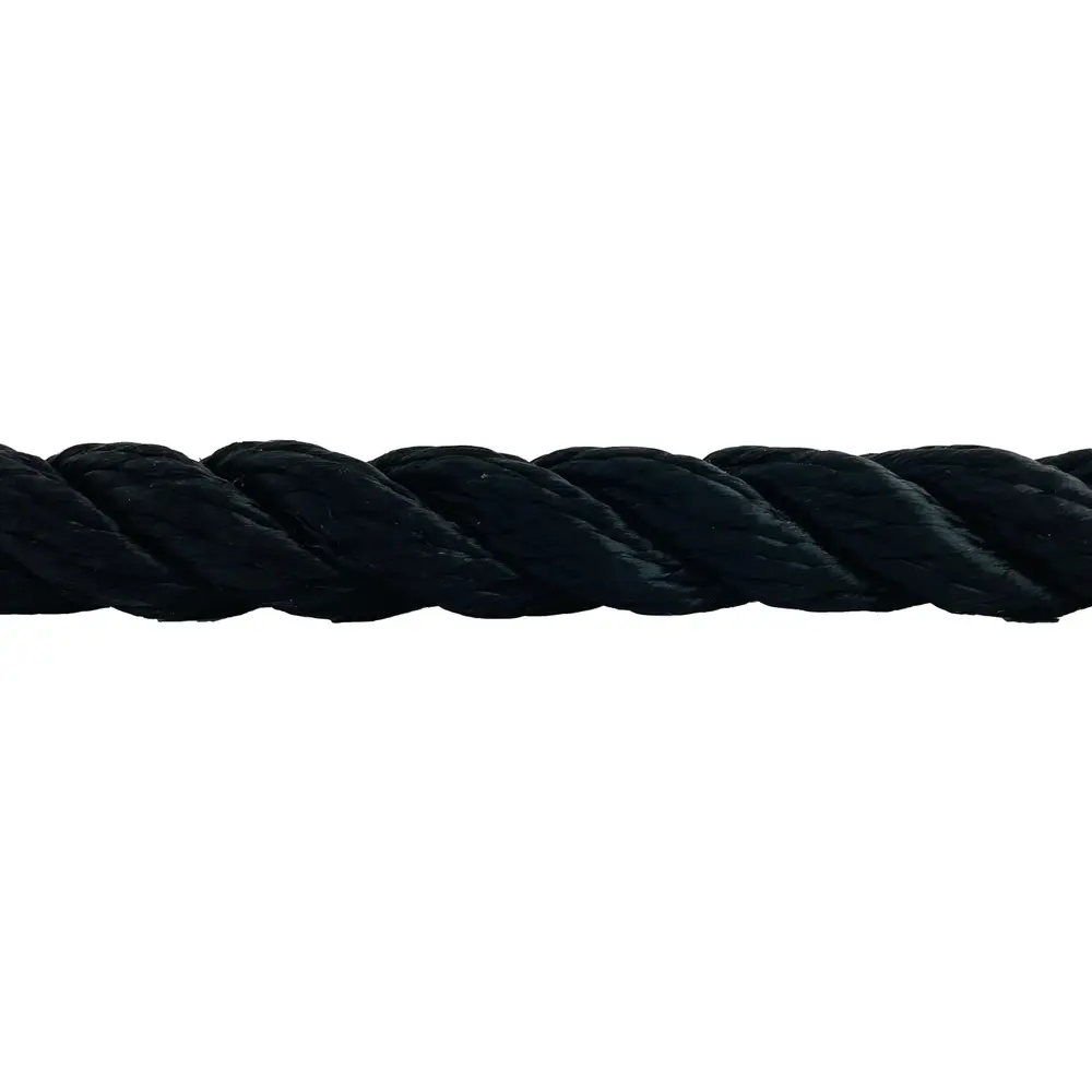 Seilflechter Seilflechter - Birotex - 3-strengs Polypropyleen - Zwart - 10mm - Bundel Seilflechter Seilflechter - Birotex - 3-strengs Polypropyleen - Zwart - 10mm - Bundel