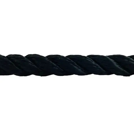 Seilflechter Seilflechter - Birotex - 3-strengs Polypropyleen - Zwart - 10mm - Bundel Seilflechter Seilflechter - Birotex - 3-strengs Polypropyleen - Zwart - 10mm - Bundel