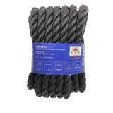 Seilflechter Seilflechter - Birotex - 3-strengs Polypropyleen - Zwart - 12mm - Bundel Seilflechter Seilflechter - Birotex - 3-strengs Polypropyleen - Zwart - 12mm - Bundel