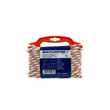 Seilflechter Seilflechter - Atlantic Compact Lijn - Wit/Rood - 6mm - Op Haspel Seilflechter Seilflechter - Atlantic Compact Lijn - Wit/Rood - 6mm - Op Haspel