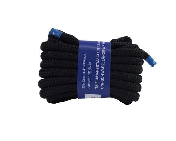 Seilflechter Seilflechter - Taifun Landvastlijn - Zwart - 12mm - Bundel Seilflechter Seilflechter - Taifun Landvastlijn - Zwart - 12mm - Bundel